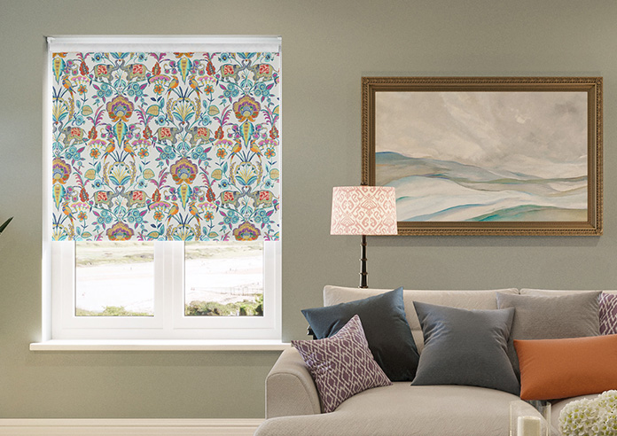 Bangalore, Azure Glow - Twist&Fit Roller Blind - Image 3